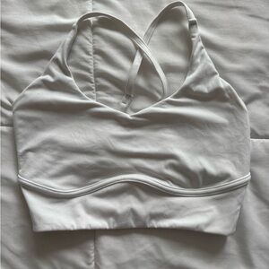 White Women's Poshknit Buffbunny Sports bra